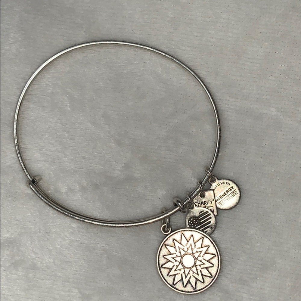 Alex and Ani Flower Bracelet